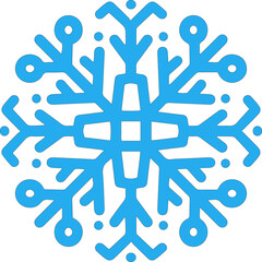 Snowflake Icon Illustration
