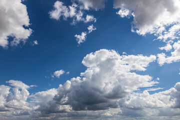 Obraz premium Amazing skies, background for graphic creative use, tool for graphic designers, blue and cloudy sky, podkarpackie county, Poland