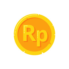 illustration of a Indonesian rupiah coins. business or financial illustration vector graphic asset