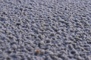 White sand with a pattern formed by rain drops