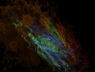 Imaginatory fractal abstract background Image