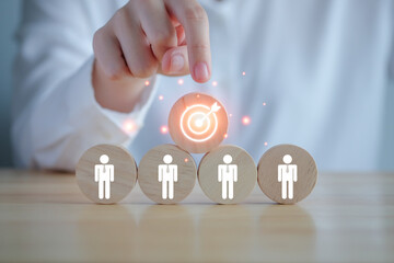 Teamwork. Business achievement goal and objective target. Team growing business success concept....