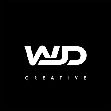 WJD Letter Initial Logo Design Template Vector Illustration