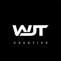 WJT Letter Initial Logo Design Template Vector Illustration