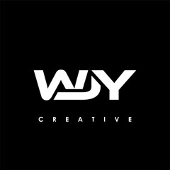 WJY Letter Initial Logo Design Template Vector Illustration