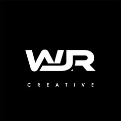 WJR Letter Initial Logo Design Template Vector Illustration