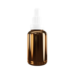 Cosmetic Bottle PNG Images. 3D rendering.