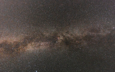 Milky way and starry sky. The Milky Way is the galaxy that contains our Solar System