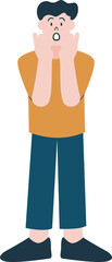 Fototapeta premium flat design style man cartoon characters