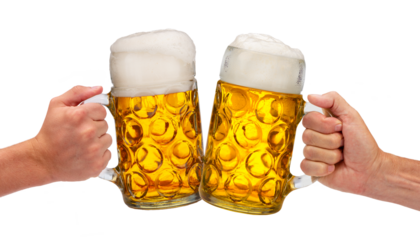 Bierkrug am Oktoberfest in München