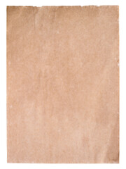 vintage old paper isolate - vertical