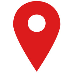 map pointer. Location pointer. Red pin.