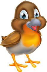 Cartoon Robin Bird