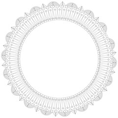 mandala background coloring pages