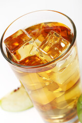 Apple juice with ice