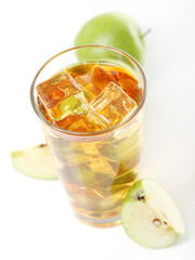 Apple juice with ice