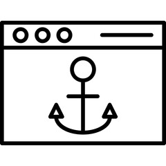 Anchor Text Icon