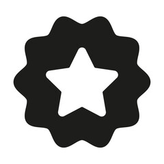 Bonus points, Discount icon. Loyalty star, vector illustration