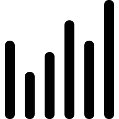 Bar Graph Vector Icon