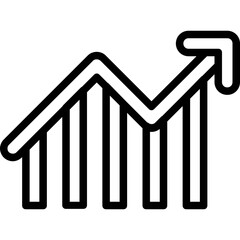 Bar Graph Vector Icon