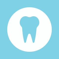 Dental logo Template vector illustration icon design tooth icon isolated on white	