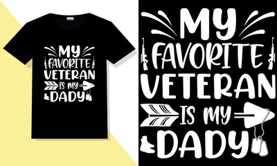 American veteran typographic SVG t shirt 