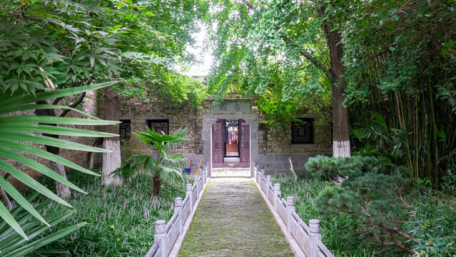 Former residence of Yang Zhenning, Sanhe Ancient Town, Hefei, Anhui, China. Yang Zhenning, a famous physicist.
