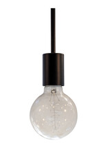 Vintage vintage lightbulb isolated for object. retro technology