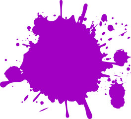 Fototapeta premium Ink drops and splashes drip splash