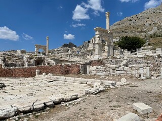 Sagalassos is the most important ancient city of the Roman Imperial Period. Monumental fountain,...