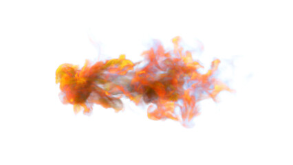 Colorful smoke, powder. PNG alpha channel - obrazy, fototapety, plakaty
