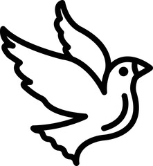 Bird Vector Icon Design Illustration