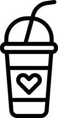 Frappe Vector Icon Design Illustration