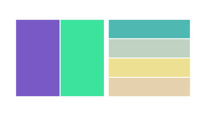 primary and secondary color palette