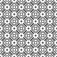 black and white seamless pattern