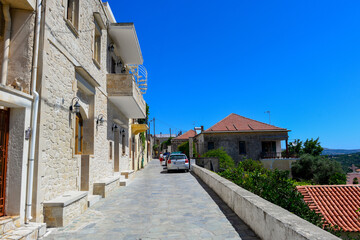 Fototapeta na wymiar Bergdorf Argyroupoli (Rethymno), Kreta