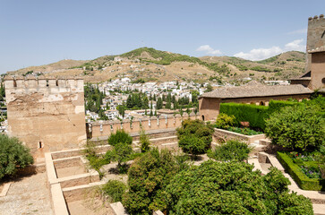 View of the city of Granada, Spain