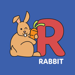 Alphabet R Rabbit