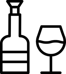 Wine Vector Icon Design Illustration