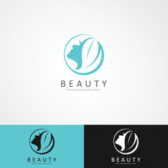 modern, elegant women's beauty logo