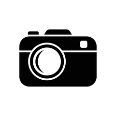 camera icon vector design template in white background