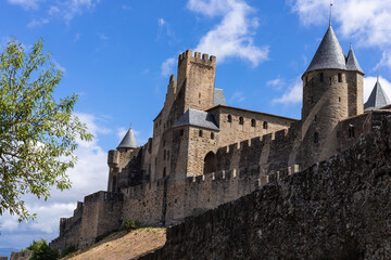 View of the Carcassonne castle