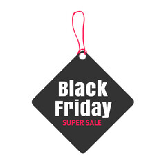 Black friday sale tag. Price tag sale.