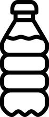 Plastic bottle Vector Icon Design Illustration