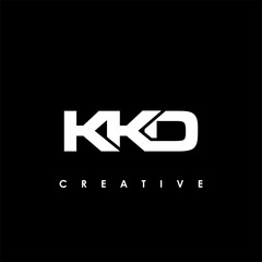 KKD Letter Initial Logo Design Template Vector Illustration