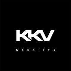 KKV Letter Initial Logo Design Template Vector Illustration