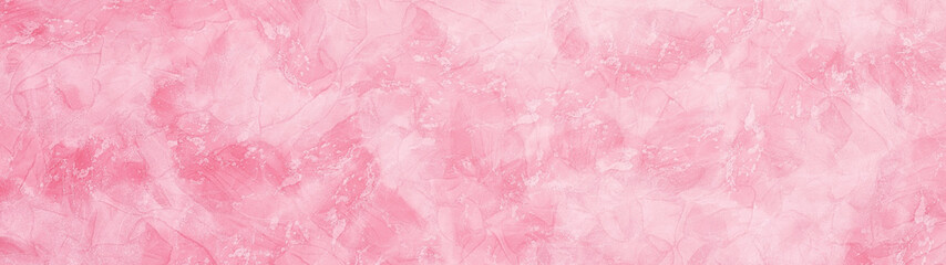 Beautiful Splashes Creative Coral Pink Panorama Abstract Background