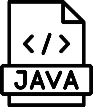 Java Vector Icon Design Illustration