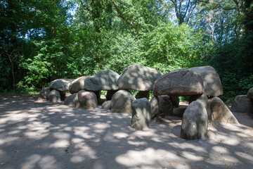 In the woods near Borger in the province of Drenthe you will find this gigantic grave monument from...