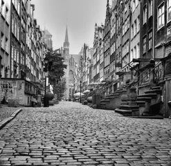  Old Gdańsk in white and black analog photography © Grzegorz